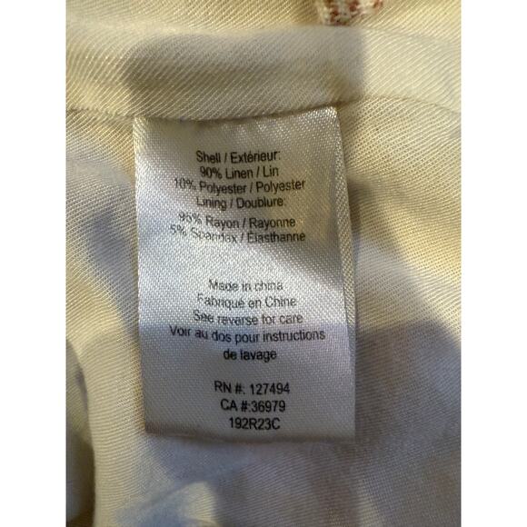 Heartloom Bently High Waist Checker Plaid Skirt Button Tie Coverup S Pink Cream - Picture 11 of 15